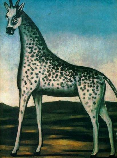 Niko Pirosmanashvili Giraffe oil painting image